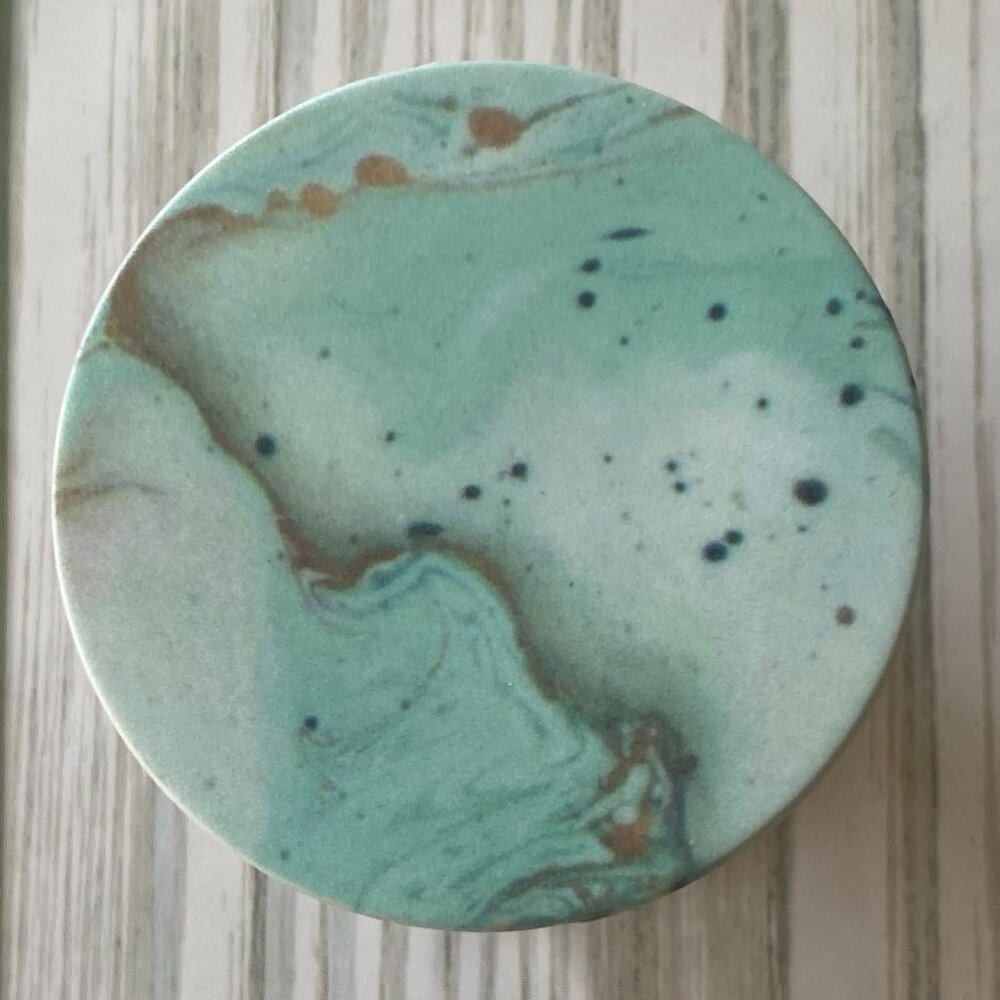 BUNDLE 10/$5 Cell Phone Grip GREEN PEACH MARBLE